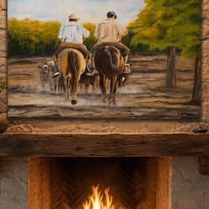 Cuadro Cabalgando
